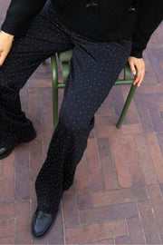 Henne Wide Pants | Black Diamond | Bukser fra Liberté