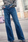 Dara Hera Jeans Long | Deep Blue | Jeans fra Mos Mosh