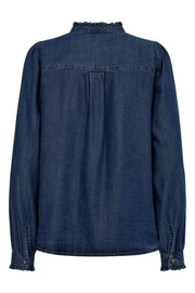 Wilke Shirt 205133 | Medium Blue Denim | Shirt fra Freequent