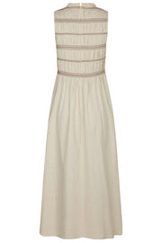 Atika Deco Smock Dress | Ivory | Kjole fra Neo Noir