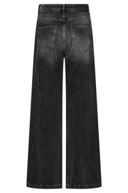 Vicky Stud Wide Jeans 31638 | Black | Bukser fra Co'couture