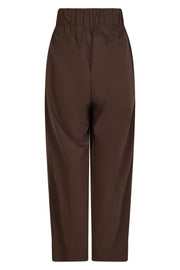 Yana Poplin Pants | Dark Brown | Bukser fra Neo Noir