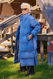 Lilly Long coat | Mørkeblå | Frakke fra French Laundry