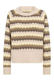 Nezzy Pullover 206304 | Moonbeam W. Morel | Strik fra Freequent