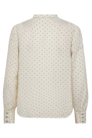 Francisca Dot Lace Shirt 35728 | Off white | Bluse fra Co'couture