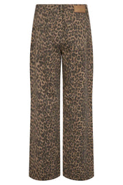 Dara Leo PantsRegular | Leopard Print | Bukser fra Mos Mosh