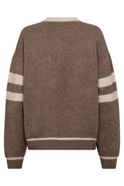 Row Coco Logo Knit 32214 | Walnut | Strik fra Co'couture