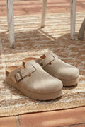 Wedge Clogs | Beige | Sandaler fra Lazy Bear