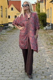Luna Tunika | Pudertulpe | Bluse von Black Colour