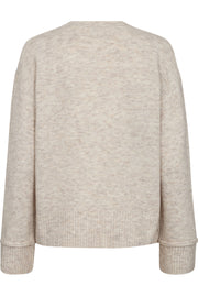 Mulle Pullover 204036 | Moonbeam Melange | Strik fra Freequent