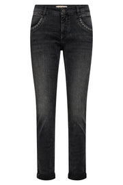 Naomi Perla Grigio Jeans Regular | Grey | Jeans fra Mos Mosh