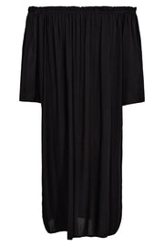 Odette Offshoulder Dress | Black | Kjole fra Liberté