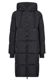 Nova Square Down Coat | Dark Grey | Jakke fra Mos Mosh