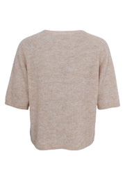 Dell Knit Jumper | Natural | Strik fra Black Colour