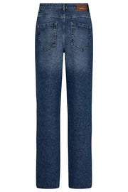 Relee Chrome Jeans  Long | Mid Blue | Jeans fra Mos Mosh