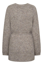 Grslulu Cardigan 206860 | Desert Taupe Melange | Cardigan fra Freequent