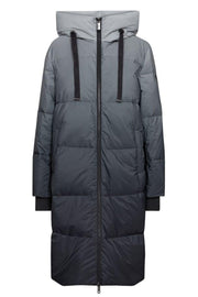 Nova Dip Dye Down Jacket | Dark Grey | Jakke fra Mos Mosh
