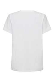 Co'couture Foil Tee 33198 | White-Gold | T-Shirt fra Co'couture