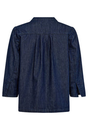 Bani Denim Shirt  | Dark Blue | Skjorte fra Mos Mosh