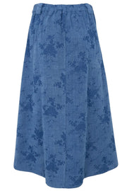 Fiola A-Skirt | Denim Blue | Nederdel fra Black Colour