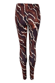 Lynn Leggings | Mocca Marble | Leggings fra Black Colour