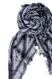 Ayla Scarf | Dk. Grey | Tørklæde fra Black Colour