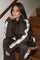 Vera Track Suit Blouse | Dark Brown | Bluse fra Neo Noir