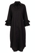 Puffy Sleeves Dress | Black | Kjole fra Atelier C