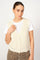 Kirby Knit Vest | Ecru | Strik fra Mos Mosh