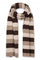 Auri Striped Scarf | Coffee
