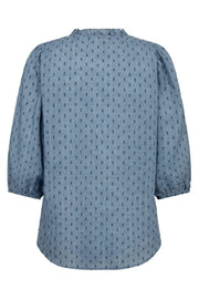 Dina Blouse 206719 | Vintage Indigo Melange | Bluse fra Freequent