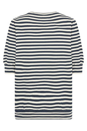 Tini Stripe Short Sleeve | Blå | Bluse fra Statebird