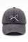 Denim Bow Cap | Black | Kasket fra By Timm