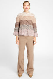 Lucy cable knit 54431 | SandStone | Strik fra Gustav