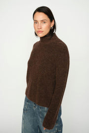 Erim Thora Highneck Knit | Bracken | Strik fra Mos Mosh