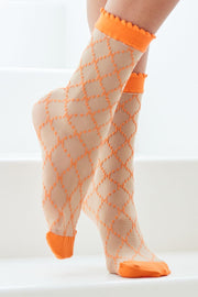 Socks Logo 25App | Orange | Bukser fra Hype the Detail