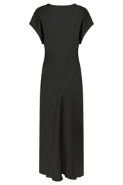 Andrea Heavy Sateen Dress | Black | Kjole fra Neo Noir