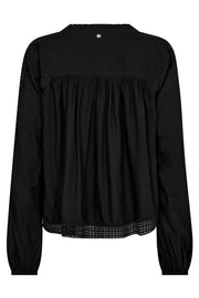 Macha Lace Blouse  | Black | Bluse fra Mos Mosh