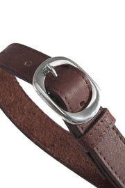 Belts 16130 | Dark brown | Bælte fra Depeche