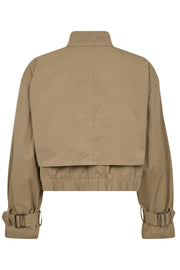 Francis Crop Cape Jacket 30272 | Khaki | Jakke fra Co'couture