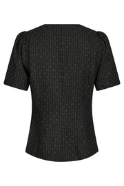 Jules B Pinstripe Blouse | Antracit | Bluse fra Neo Noir