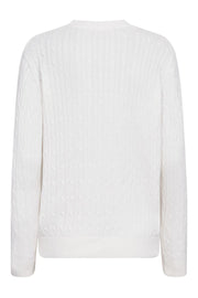 Dodo Pullover 207385 | Star Off-White | Strik fra Freequent