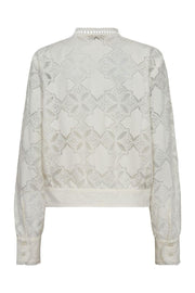 Monia Yen Lace Shirt | Ecru | Skjorte fra Mos Mosh