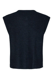 Everest Knit Vest | Navy | Strik fra Neo Noir