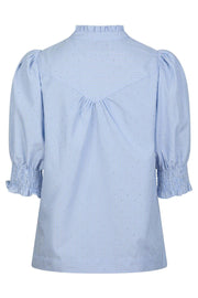 Diana B Stripe Stone Blouse 164327 | Light Blue | Bluse fra Neo Noir