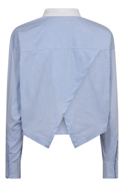 Gia Crop Shirt 35740 | Pale Blue | Bluse fra Co'couture