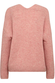 Thora V-Neck Knit  | Rosette | Strik fra Mos Mosh