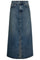 Darin Long Slit Skirt 34148 | Denim blue | Nederdel fra Co'couture