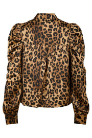 Rosslyn Leo Blouse | Leopard | Bluse fra Neo Noir