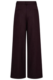 Almira Pleat Pant 31623 | Plum | Bukser fra Co'couture